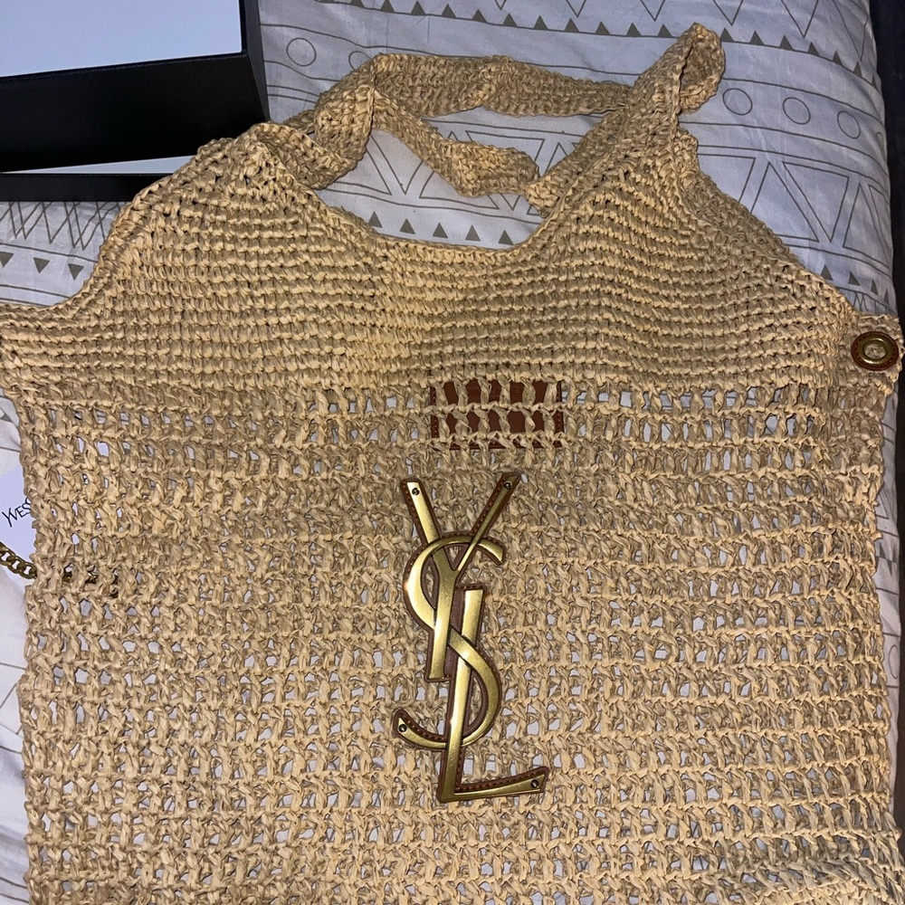 Yves Saint Laurent Icare in Raffia - Picture 12 of 16